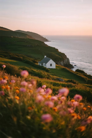 Sunset at the Cabo da Roca, Sao Miguel, Azoresの素材