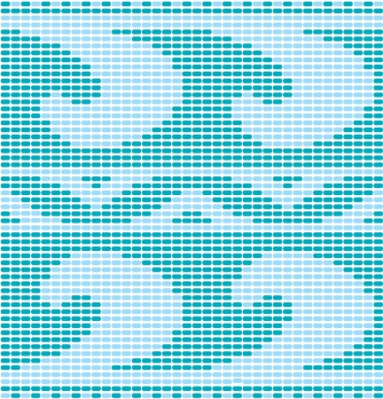 Seamless knitted blue backgroundのイラスト素材