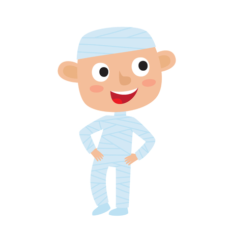 Cute cartoon kidのイラスト素材