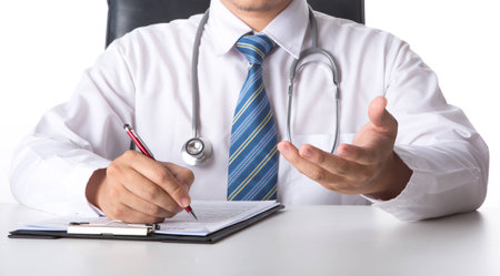 Doctors are working ,flare lightの写真素材