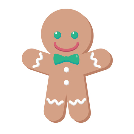 gingerbread man Vector illustration.のイラスト素材