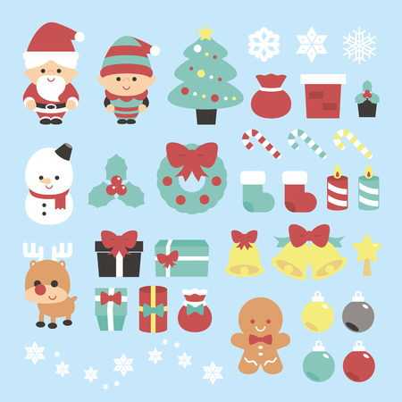 christmas cartoonのイラスト素材
