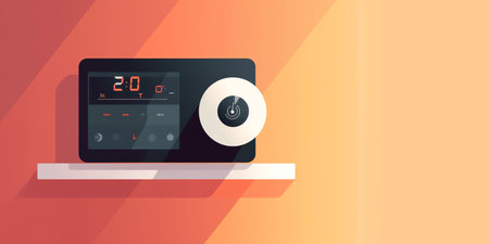 Smart Lighting: Create the perfect ambiance with customizable lighting options. Set schedules, control brightness, and save energy. Generative AI.の素材