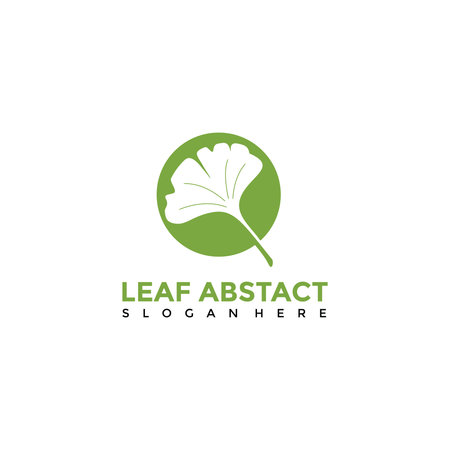 Leaf Abstract icon design.のイラスト素材