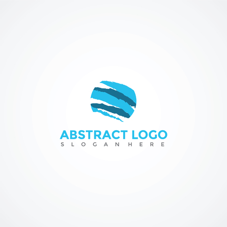 Abstract Globe Logo Template. Vector Illustrator Eps. 10のイラスト素材