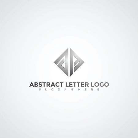 Abstract letter F icon template design, vector illustration.のイラスト素材