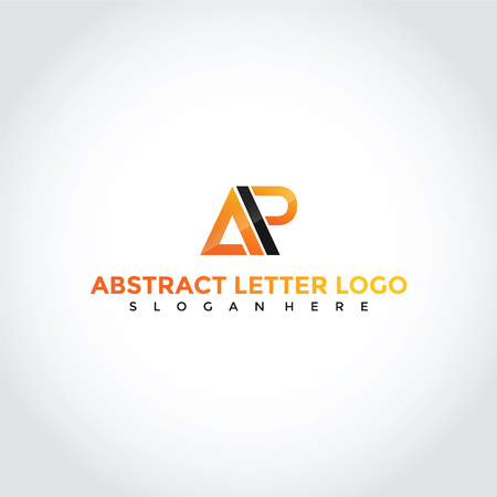 Abstract Letter AP symbol design. Vector Illustrator.のイラスト素材