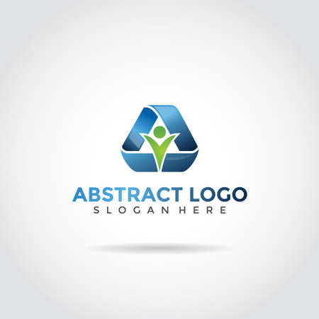 Abstract people logo design. Vector Eps. 10のイラスト素材