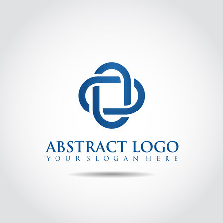 Abstract Chain Logo Template. Vector Illustratorのイラスト素材