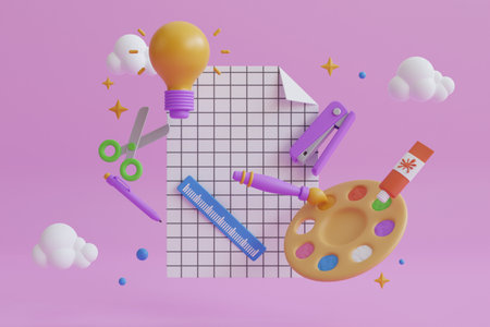 3D Creativityの写真素材