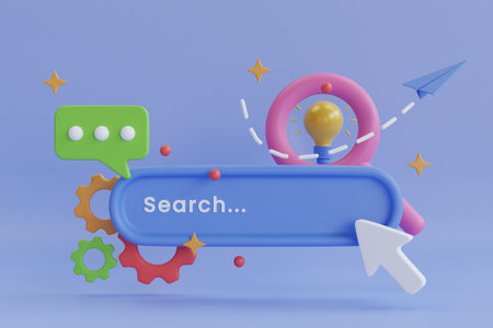 3D Searchingの写真素材