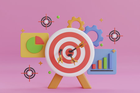 3D Targetの写真素材