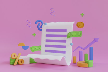 3D Financeの写真素材