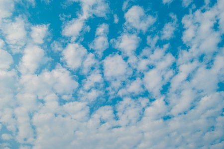 Blue Sky with white cloud background