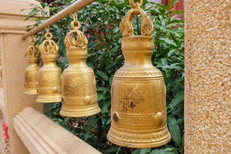 Golden bell in the Thailand temple