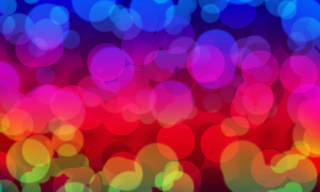 Bokeh abstract dark colorful background,illustrationの写真素材