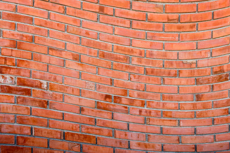 Background of old  brown brick wall texture