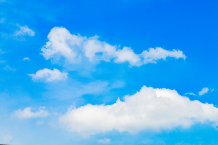 White cloud and blue sky backgroundの写真素材