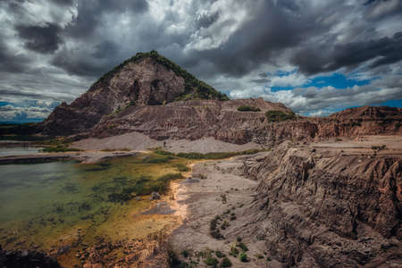 The scenery of the Grand Canyon of Thailand at Ratchaburi province.の写真素材