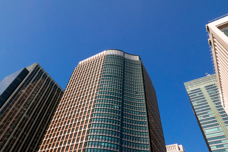 high-rise buildingsの写真素材