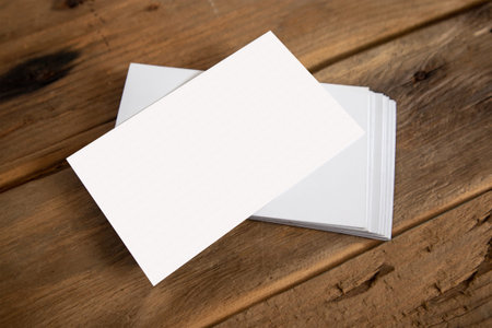 Business card template mockup
