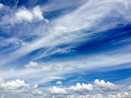 Beautiful blue sky.の素材