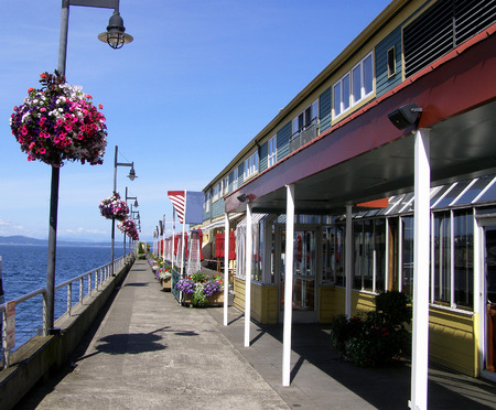 Cafe on the quayのeditorial素材