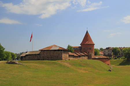 Old historic castle in Kaunas, Lithuania. 14th centuryの写真素材