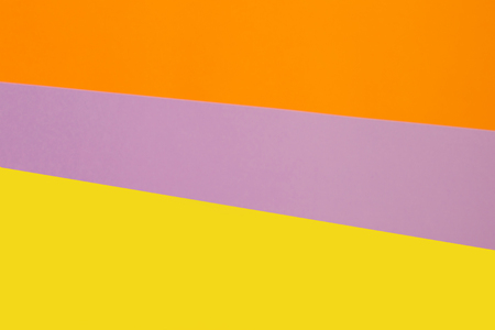 Yellow, orange and purple background. Colorful texture. Minimal concept. Creative concept. Pop Art. Autumn colorsの写真素材