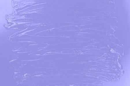 Cream gel gcosmetic lubricant background transparent cosmetic sample texture on violet pastel trendy...