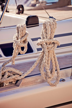 Two marine unit. Ropeの写真素材