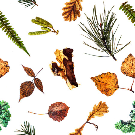 Autumn seamless pattern