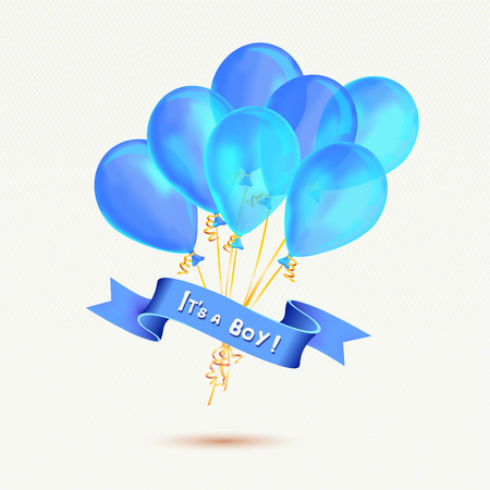 Vector card for baby shower day invitationのイラスト素材