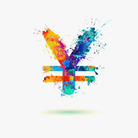 Japanese Yen JPY signのイラスト素材