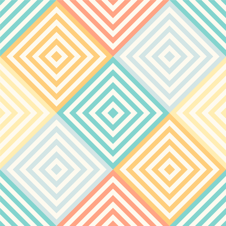 Abstract seamless geometric vector pattern - rhombusのイラスト素材