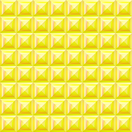 Abstract vector geometrical background - golden shapes. Seamless patternのイラスト素材