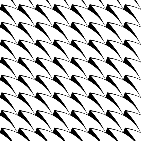 Vector abstract seamless pattern. Black and white geometric backgroundのイラスト素材