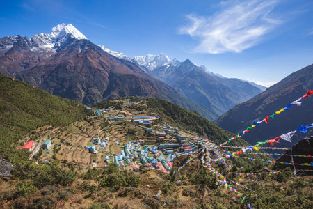 Namche Bazar Village. Nepal, Sagarmatha National Park