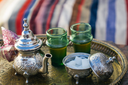 Arabian Mint Tea. Moroccan Mint Tea. The national hot drink in the Middle East and the Muslim world....