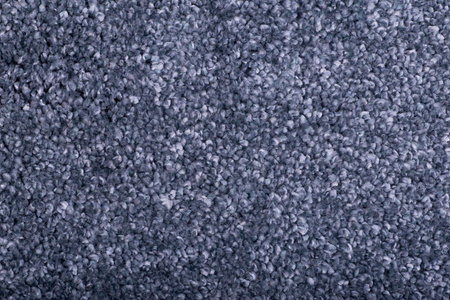 Carpet covering background. Pattern and texture of dark blue carpet. Copy space.