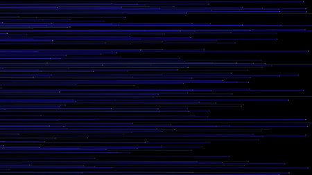 3d abstract data lines background. Digital neon blu energy lines move on black backdrop. Network,...