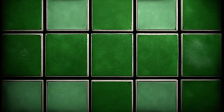 Green ceramic tile background. Created with generative Ai technology. High quality illustrationの素材
