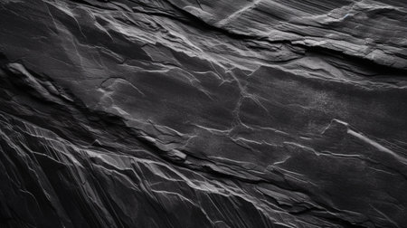 Black stone background. Created with generative Ai technology. High quality illustrationの素材