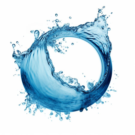 Swirl ring water.の素材