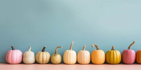 Autumn pumpkin backgroundの素材