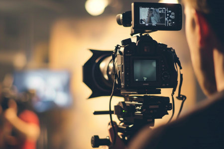 Video production concept background.の素材