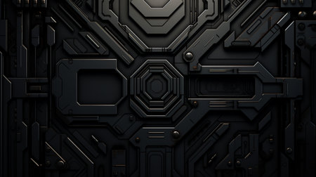 Black digital backgroundの素材