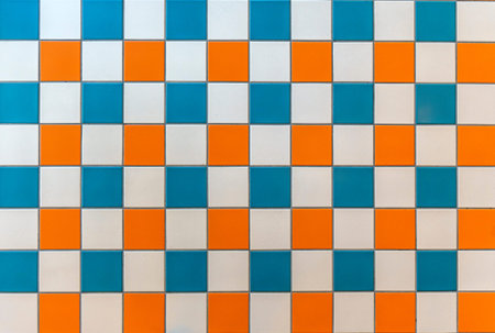 Colorful Ceramic Tile Background for Interior Design Projects