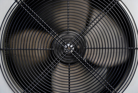 Ventilation Fan in Industrial Cooling Unit
