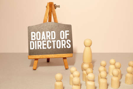 Torn paper with text BOARD OF DIRECTORS, business conceptの写真素材